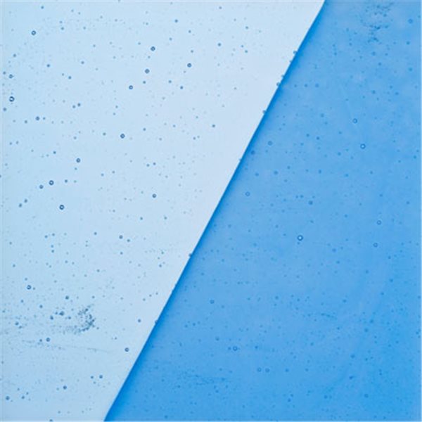 Uroboros Sky Blue - Transparent - 3mm - Fusing Glas Tafeln