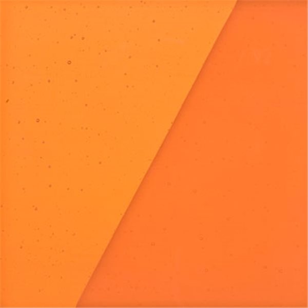Uroboros Tangerine - Transparent - 3mm - Fusing Glas Tafeln