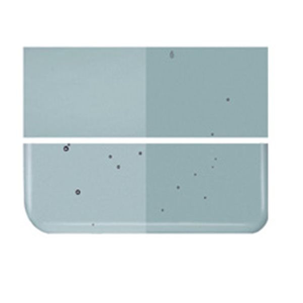 Bullseye Sea Blue - Transparent - 3mm - Plaque Fusing