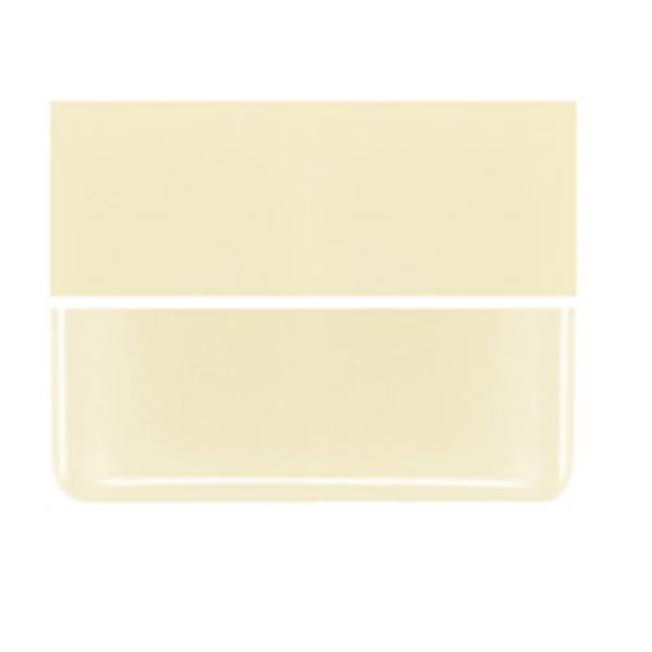 Bullseye French Vanilla - Opalescent - 3mm - Plaque Non-Fusing 