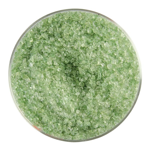 Bullseye Frit - Leaf Green - Mittel - 450g - Transparent            