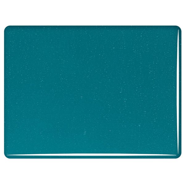 Bullseye Peacock Blue - Transparent - 3mm - Fusing Glas Tafel