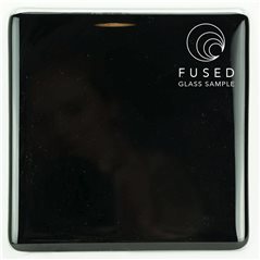 Oceanside Black - Opalescent - Smooth - 3mm - Fusible Glass Sheets