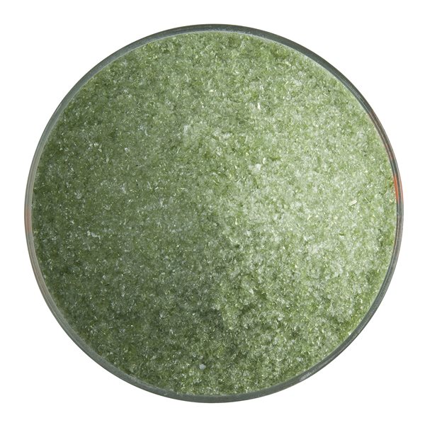 Bullseye Frit - Fern Green - Fin -  450g - Transparent