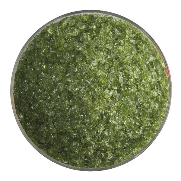 Bullseye Frit - Fern Green - Moyen -  450g - Transparent