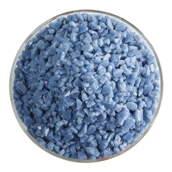 Bullseye Frit - Dusty Blue - Grossier - 450g - Opalescent