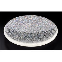 Bullseye Frit - Clear Irid Rainbow - Coarse - 2.25kg - Transparent