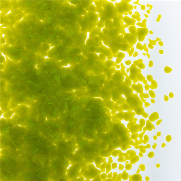 Bullseye Frit -  Avocado Green -  Medium - 450g - Opalescent      